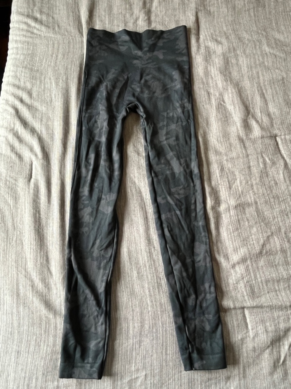 Spanx gray camo leggings